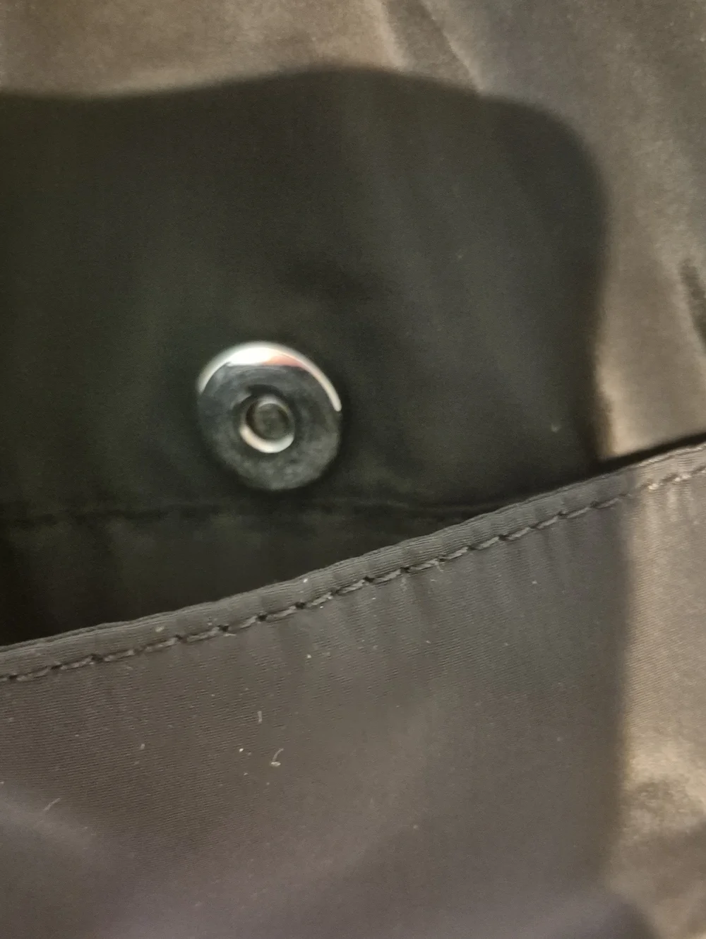 Athleta Black Mesh Zip-Top Backpack